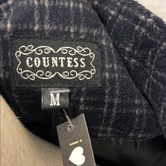 NWT Countess Women's Wool blend Plaid Blazer / Jacket, medium - Picture 2 of 9